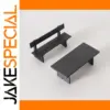 Modern Black Miniature Bench and Table Set
