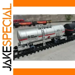 Silver Oil Tank Train Carriage Model