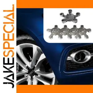 Chrome Wheel Hub Caps Set for Vehicles