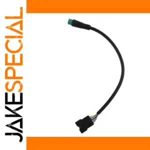 Waterproof Electric Bicycle Adapter Cable, 19cm