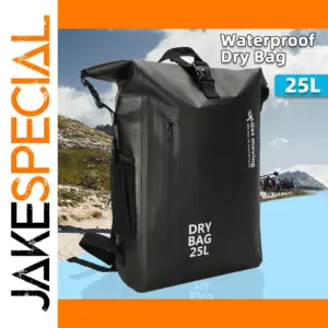25L Waterproof PVC Dry Backpack for Outdoors