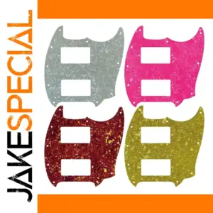 Fender Mustang HH Pickguard, 4-Ply Finish