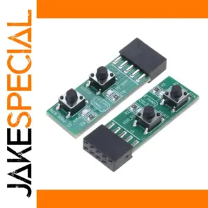 10-Pin Motherboard Power Switch Tester Module