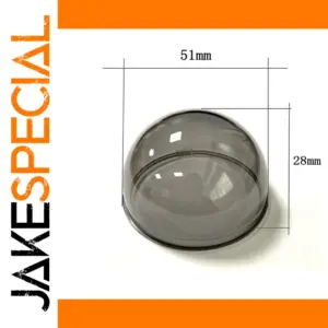 2-Inch Tea Brown CCTV Dome Shell