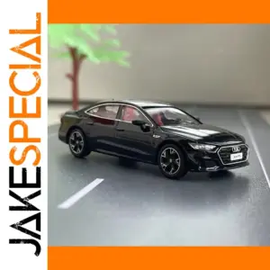 Black Alloy Model of Audi A6L/A7L/A8L 1/64 Scale