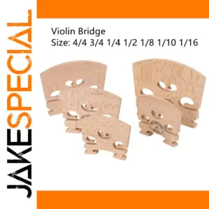 Premium Maple Violin Bridge for Precise Sound