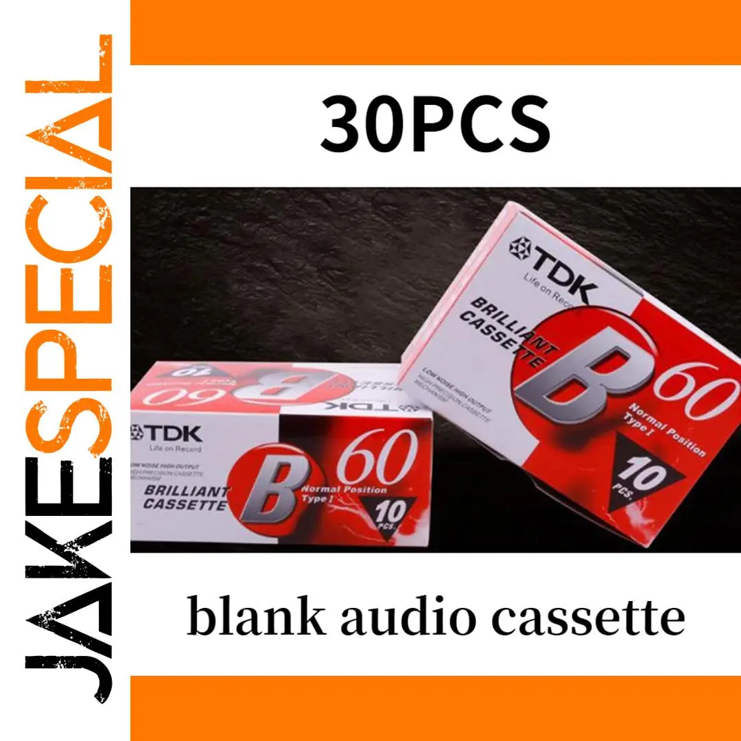 Set of 30 60-Minute Cassette Tapes 1 Set of 30 60-Minute Cassette Tapes