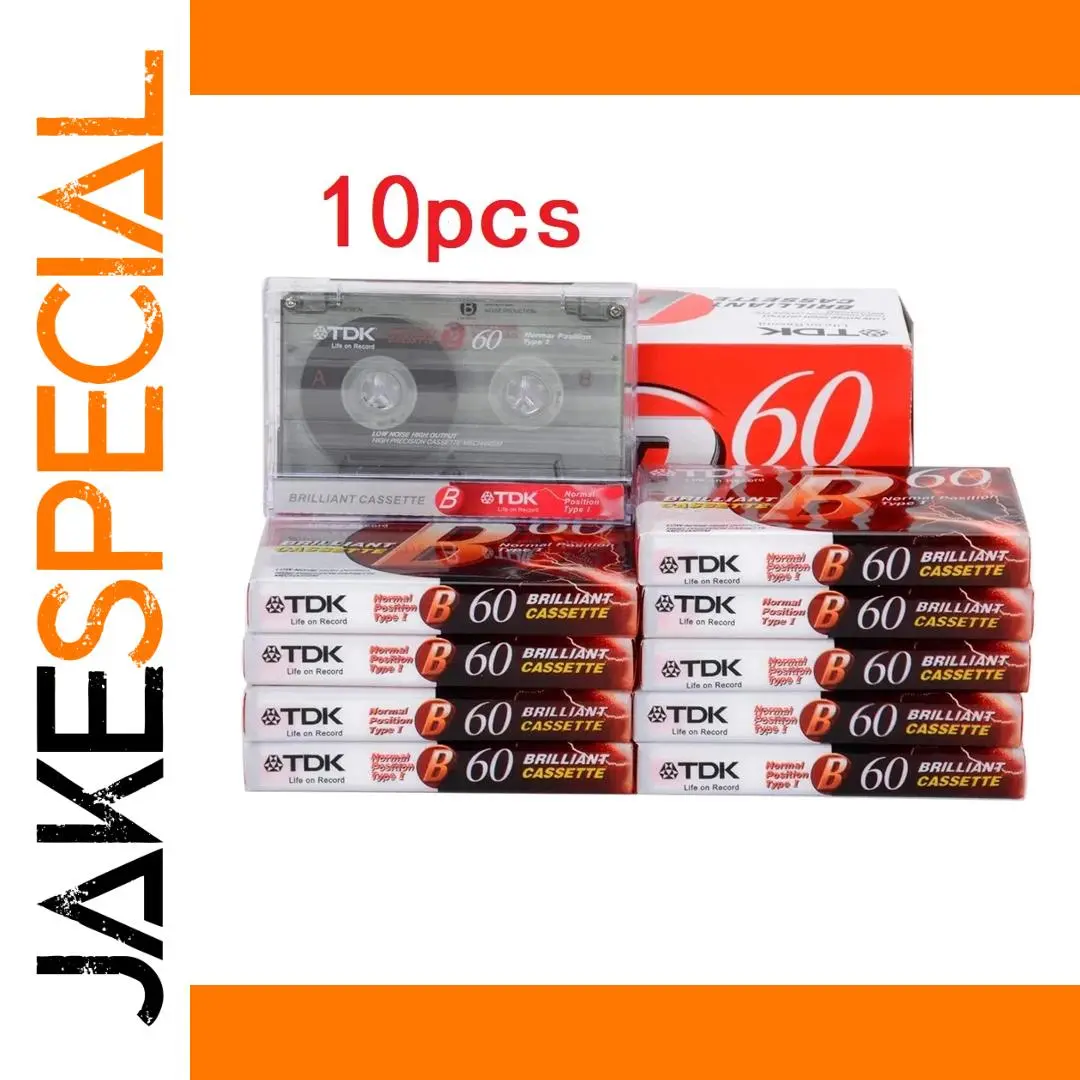 Set of 10 D60 Normal Bias Cassette Tapes 1 Set of 10 D60 Normal Bias Cassette Tapes