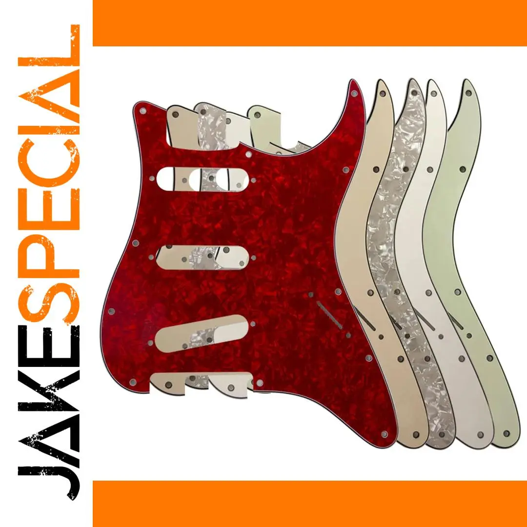 Strat Guitar Pickguard 3-Ply PVC 24.6x23.7mm 1 Strat Guitar Pickguard 3-Ply PVC 24.6x23.7mm