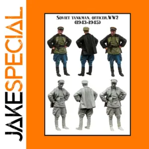 Soviet Tankman Officer Model Kit 1/35