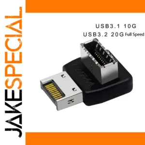 USB 3.1 Type E Right-Angle Adapter for PC