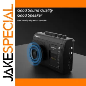 Vintage Portable Cassette Player with FM Radio