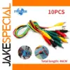 Colorful 10pcs Alligator Clips for Electrical Testing