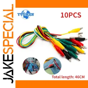 Colorful 10pcs Alligator Clips for Electrical Testing