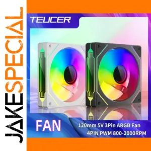 TEUCER 120mm ARGB Infinity Mirror Fan