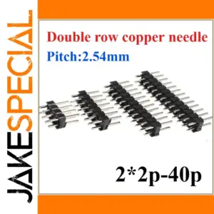 2.54mm Double-Row Male PCB Connector Strip 10/20 Pins