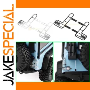 RC Land Rover Defender Metal Tail Lampshades in Silver