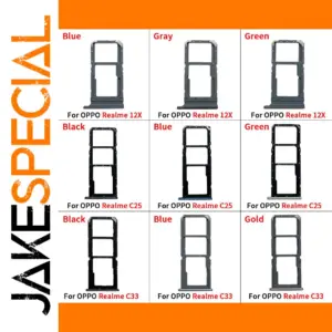 Glass Tray Holders for Realme 12X, C25, C33