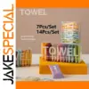 Vibrant Portable Compressed Towel Set