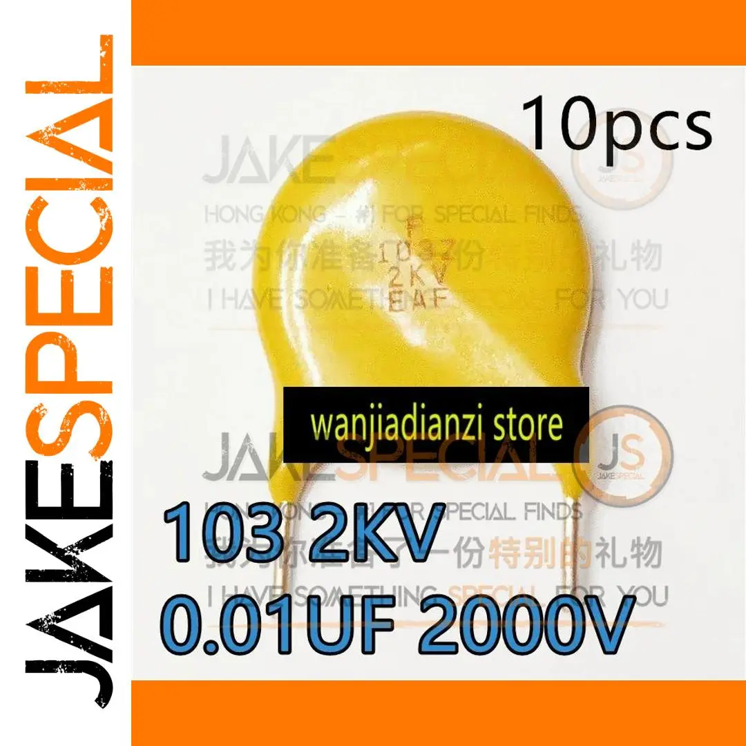 High-Quality Ceramic Capacitor Set 10pcs 0.01UF 2KV 1 High-Quality Ceramic Capacitor Set 10pcs 0.01UF 2KV