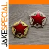 Soviet Red Star Badge Brooch Vintage Collection