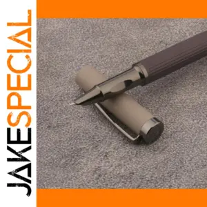 737 Matte Gray Stainless Steel Fountain Pen with 0.38mm Tip