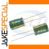 Green Aluminum Electrolytic Capacitor 1000μF 6.3V Pack of 20
