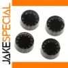 Black Control Knobs for LP Guitars
