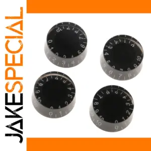 Black Control Knobs for LP Guitars