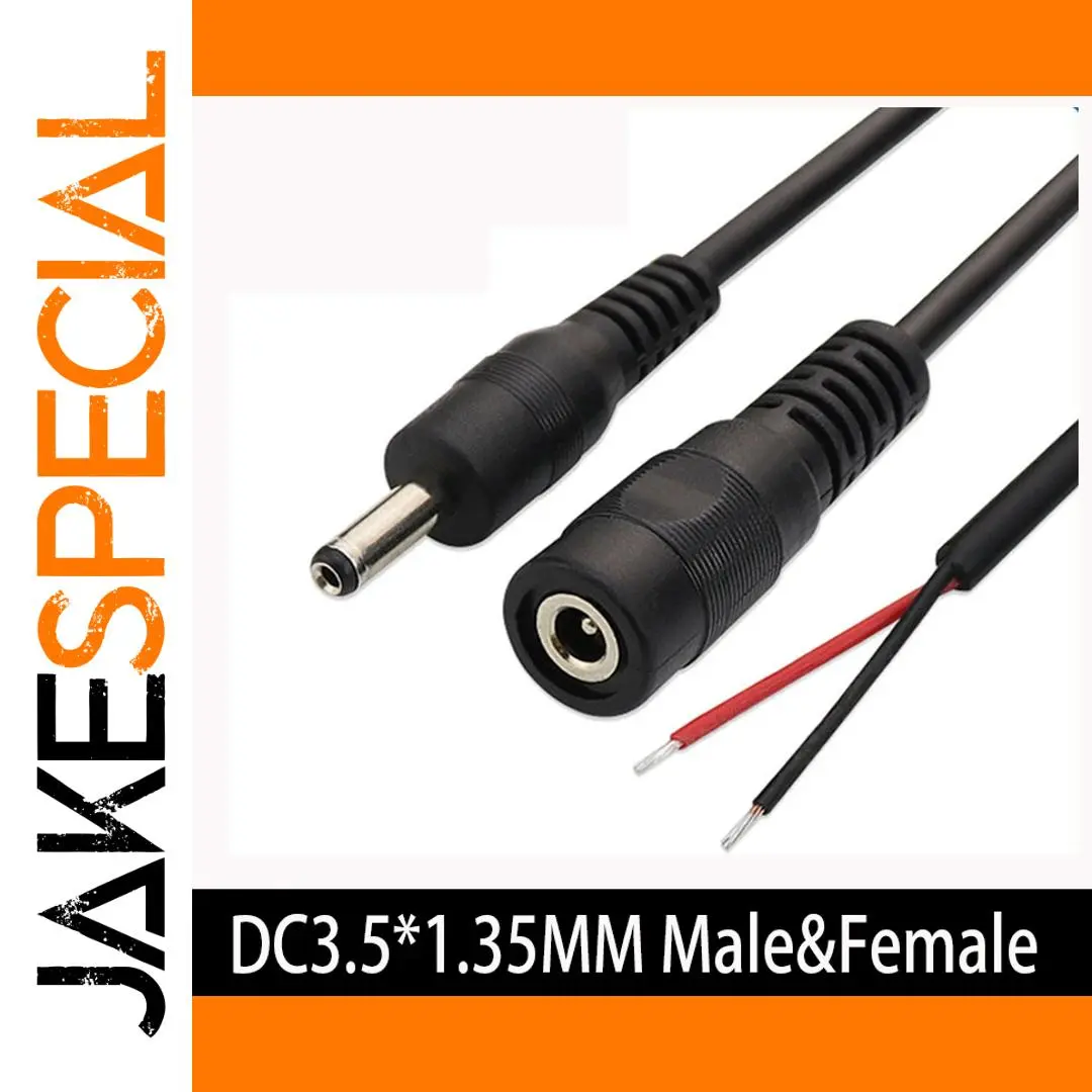 3.5mm Male to Female DC Power Cable 1m 1 3.5mm Male to Female DC Power Cable 1m