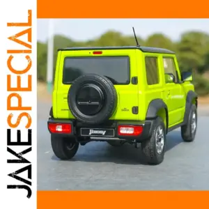 Vibrant 1:24 Yellow-Green Suzuki Jimny Diecast Model