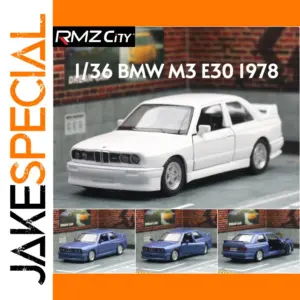 1/36 BMW M3 E30 Diecast Collector's Model