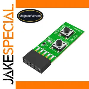 Green 2x5-Pin PC Power Switch Adapter