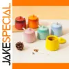Vibrant Ceramic Spice Storage Jars Set