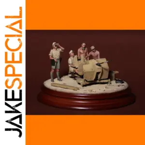 1/35 DAK Crew & Flak 38 Military Model Kit