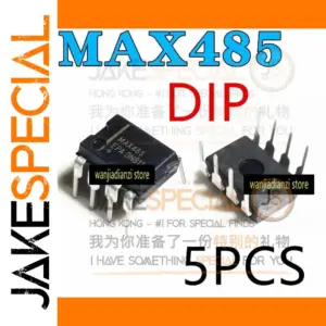 Set of 5 MAX485CPA/MAX485EPA DIP8 RS-485 Transceivers