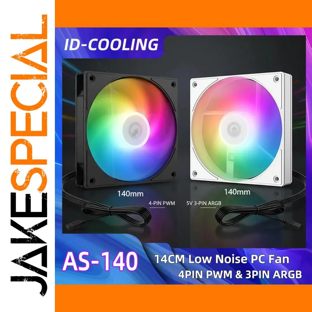 ID-COOLING AS-140 140mm RGB PC Fan 1 ID-COOLING AS-140 140mm RGB PC Fan