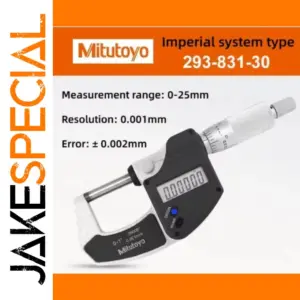 Mitutoyo Digital Micrometer 0-25mm 0.001mm