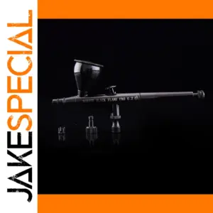 Black Precision Double-Action Airbrush for Models