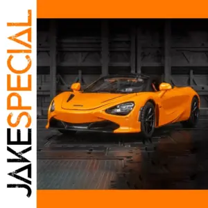 Vivid Orange McLaren 720S Spider Model
