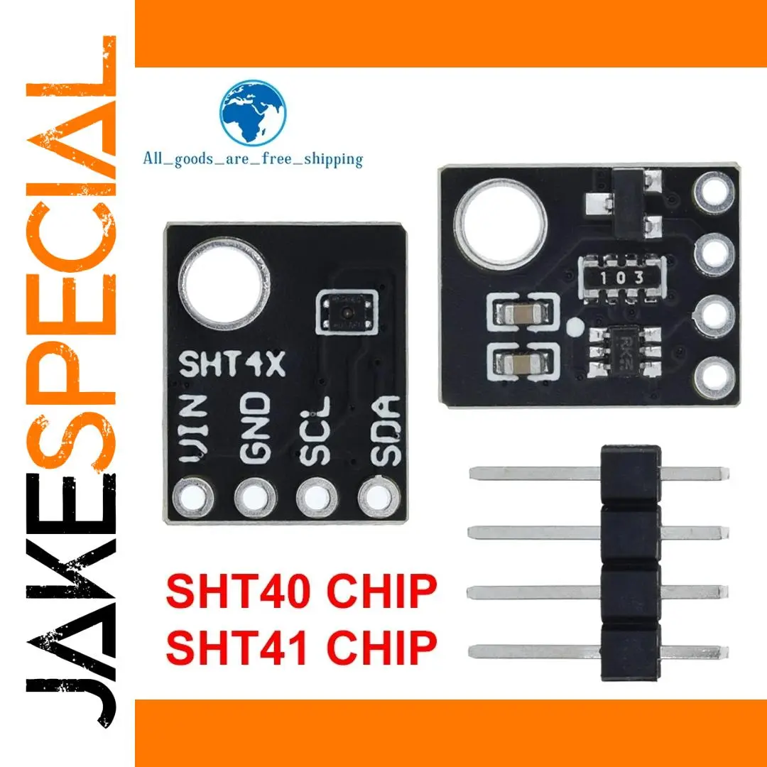 Climate Control Sensor Modules SHT40/SHT41 Pack of 1 or 3 1 Climate Control Sensor Modules SHT40/SHT41 Pack of 1 or 3