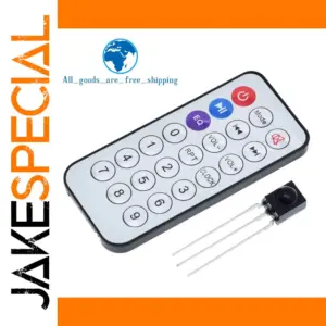 Wireless IR Receiver and Remote Control Set