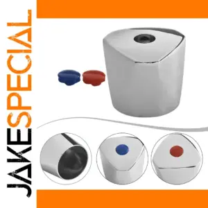 Bathroom Faucet Handle with Color Caps