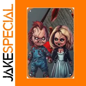 Chucky Tiffany Horror Wall Sign Decor