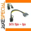 SATA to 8-Pin GPU Power Splitter 18cm