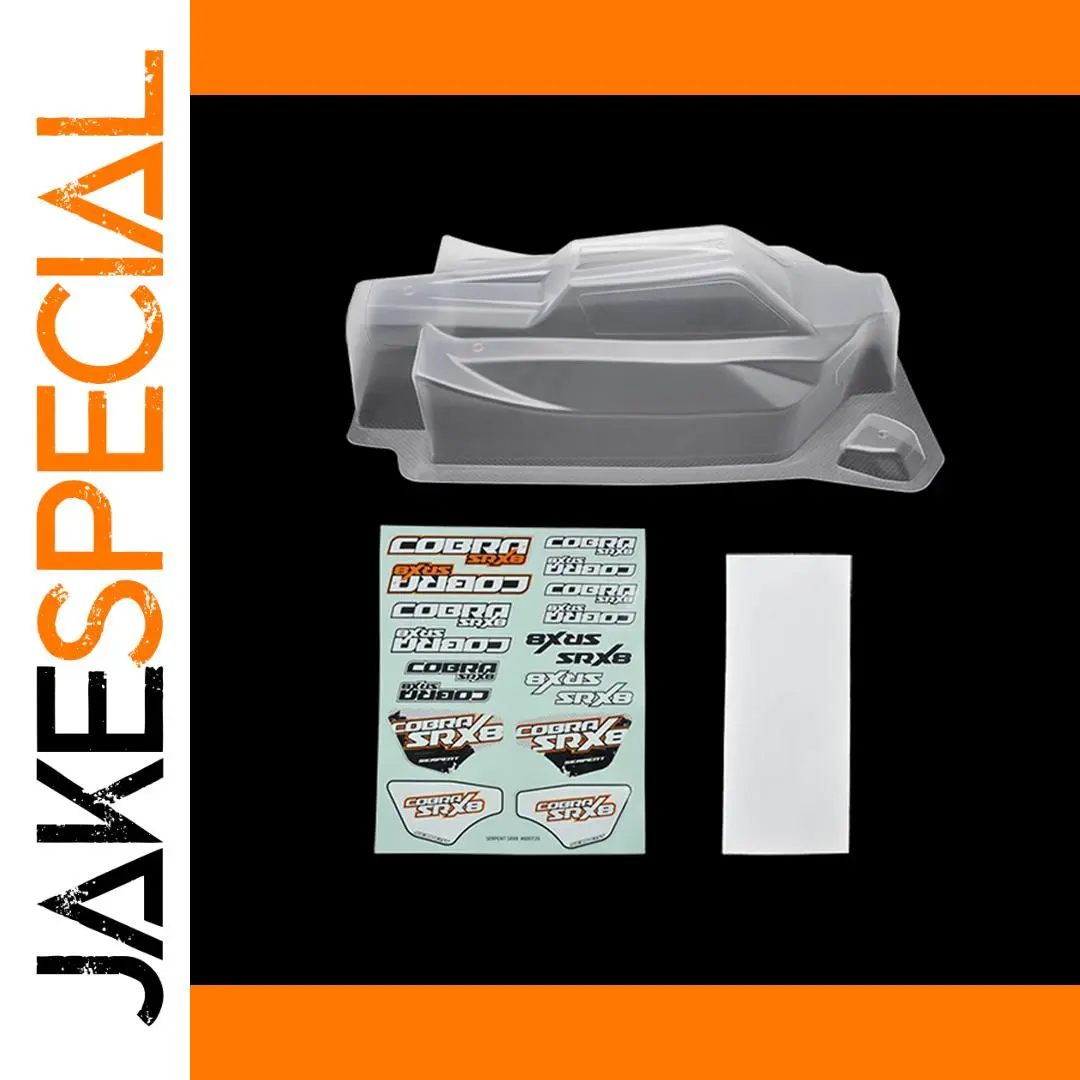 SRX8E Unpainted RC Car Body Shell 1 SRX8E Unpainted RC Car Body Shell