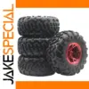 RC Monster Truck Tires & Rims Set 4pcs