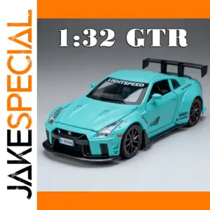 Blue Nissan GTR R35 Diecast Model 1:32 Scale