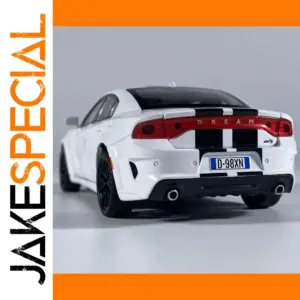 White Dodge Charger SRT Diecast Model 1:32 Scale