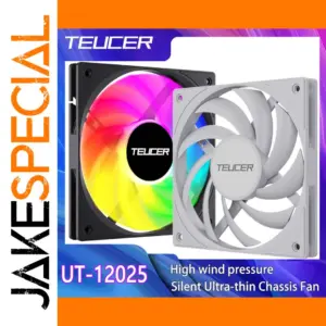 Ultra-Thin 12cm PC Fan with PWM Control